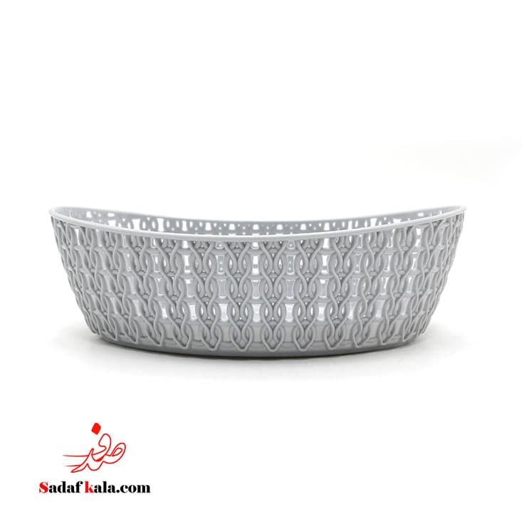 سبد نان و سبزی طرح بافت سایز 1 گلدپلاست(36)/0767 — تصویر ۳