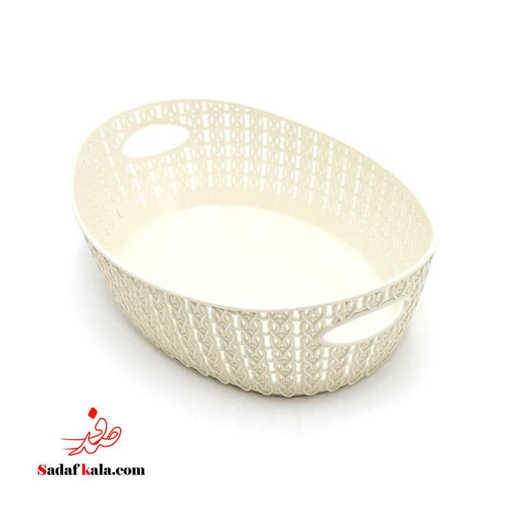 سبد نان و سبزی طرح بافت سایز 1 گلدپلاست(36)/0767 — تصویر ۷