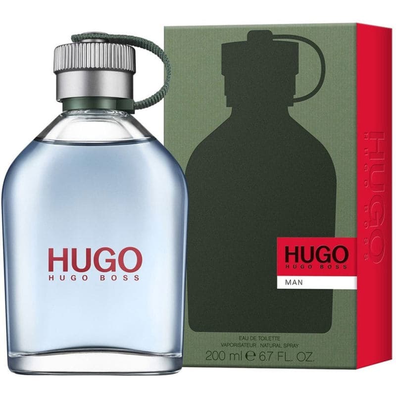 ادو تویلت مردانه هوگو باس سبز مدل هوگو من Hugo Man حجم ۲۰۰ میلی لیتر | Hugo Boss Hugo Man Eau De Toilette for men 200 ml