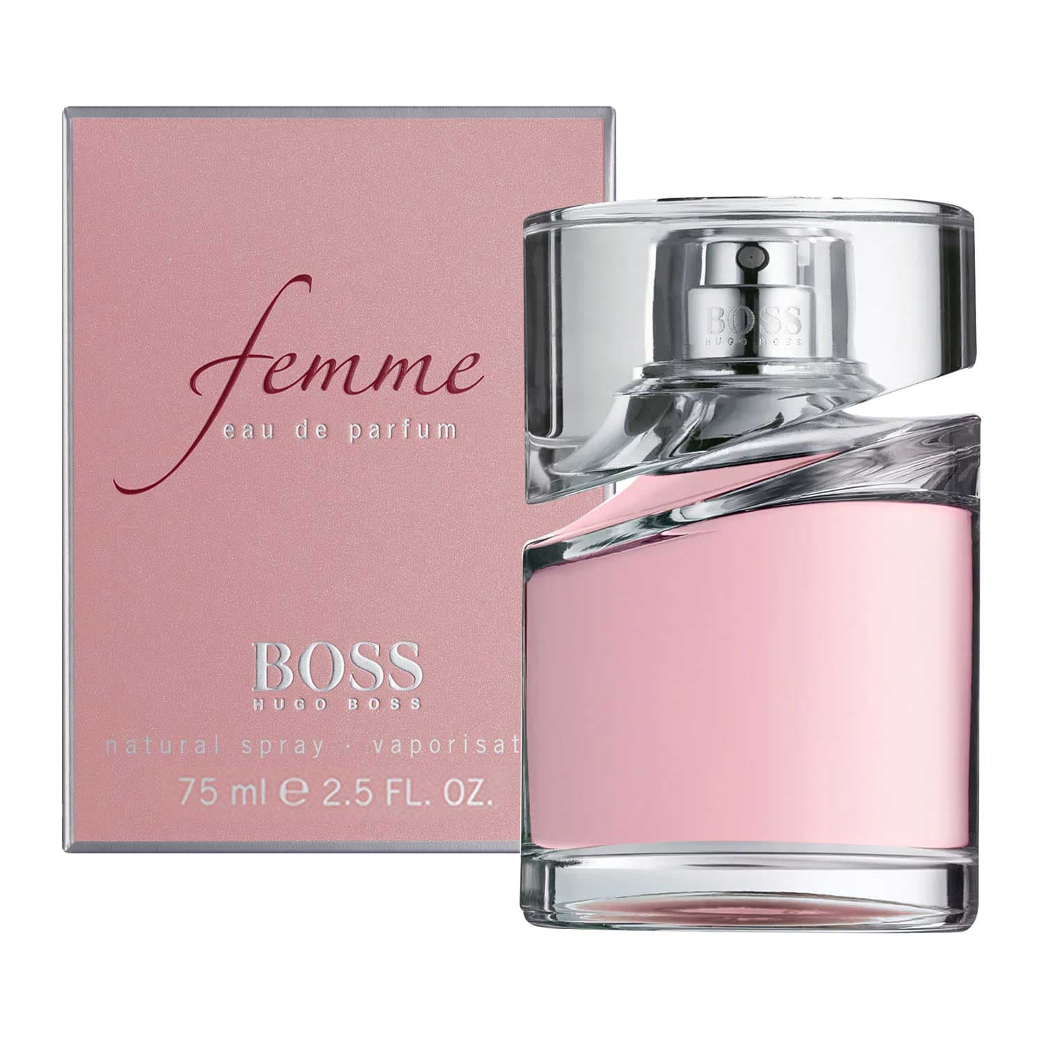 ادو پرفیوم زنانه هوگو باس مدل فمه بای باس Femme By Boss حجم ۷۵ میلی لیتر | Hugo Boss Femme By Boss Eau De Parfum For Women 75 ml