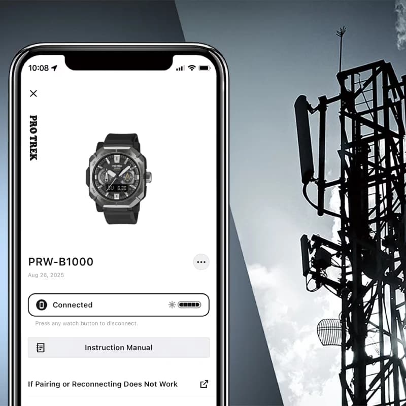 ساعت مچی مردانه کاسیو پروترک PRO TREK PRW-B1000-1DR — تصویر ۷