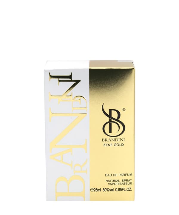 عطر جیبی زنانه برندینی Brandini مدل زِن گلد Zene Gold حجم ۲۵ میلی لیتر | Brandini Zene Gold Eau De Parfum For Women 25 ml — تصویر ۲