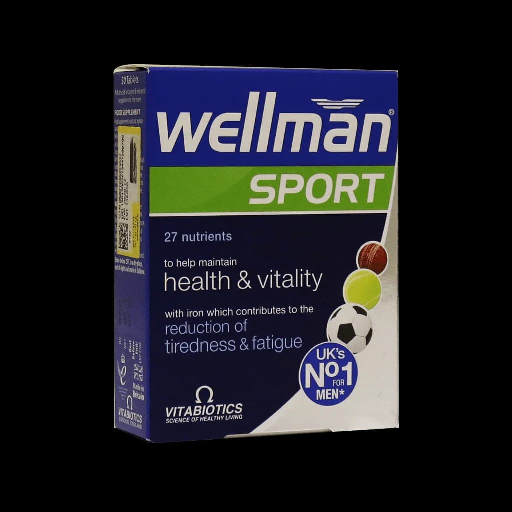 قرص ول من اسپرت ویتابیوتیکس مخصوص آقایان ۳۰ عدد (Vitabiotics Wellman Sport)