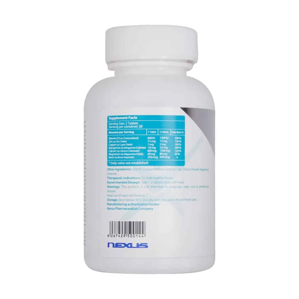 قرص کلسیم 600 میلی گرم نکستایل 60 عدد (Nextyle Calcium 600 mg) — تصویر ۲