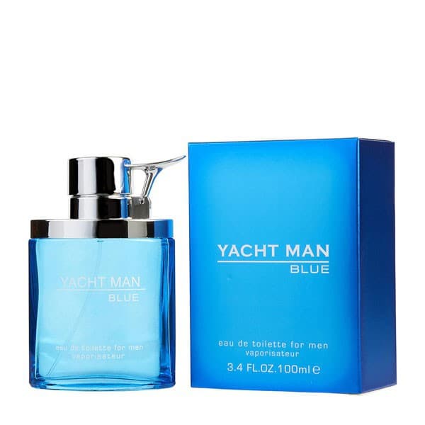 ادو تویلت مردانه یاچ من مدل بلو BLUE حجم ۱۰۰ میلی لیتر | Yacht Man Blue Eau De Toilette for men 100 ml