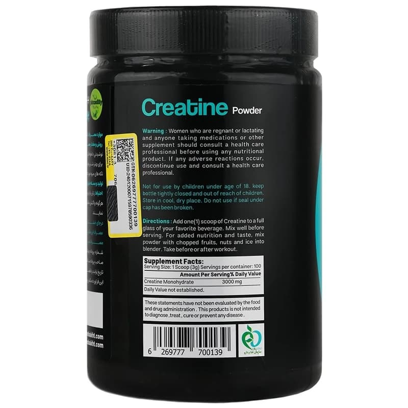 پودر کراتین مونوهیدرات پیکادیلی 300 گرم (Piccadilly Creatine Monohydrate) — تصویر ۲