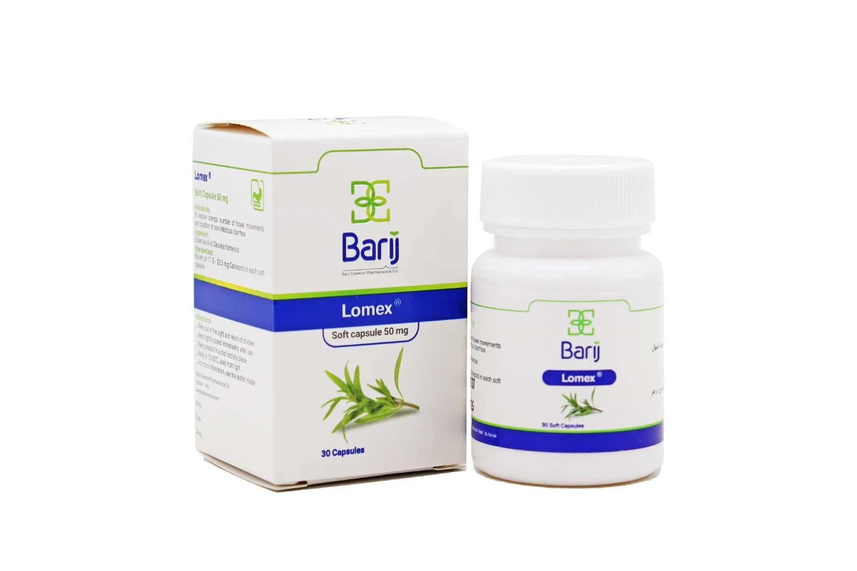 سافت ژل لومکس باریج اسانس 30 عدد (Barij Essence Lomex)