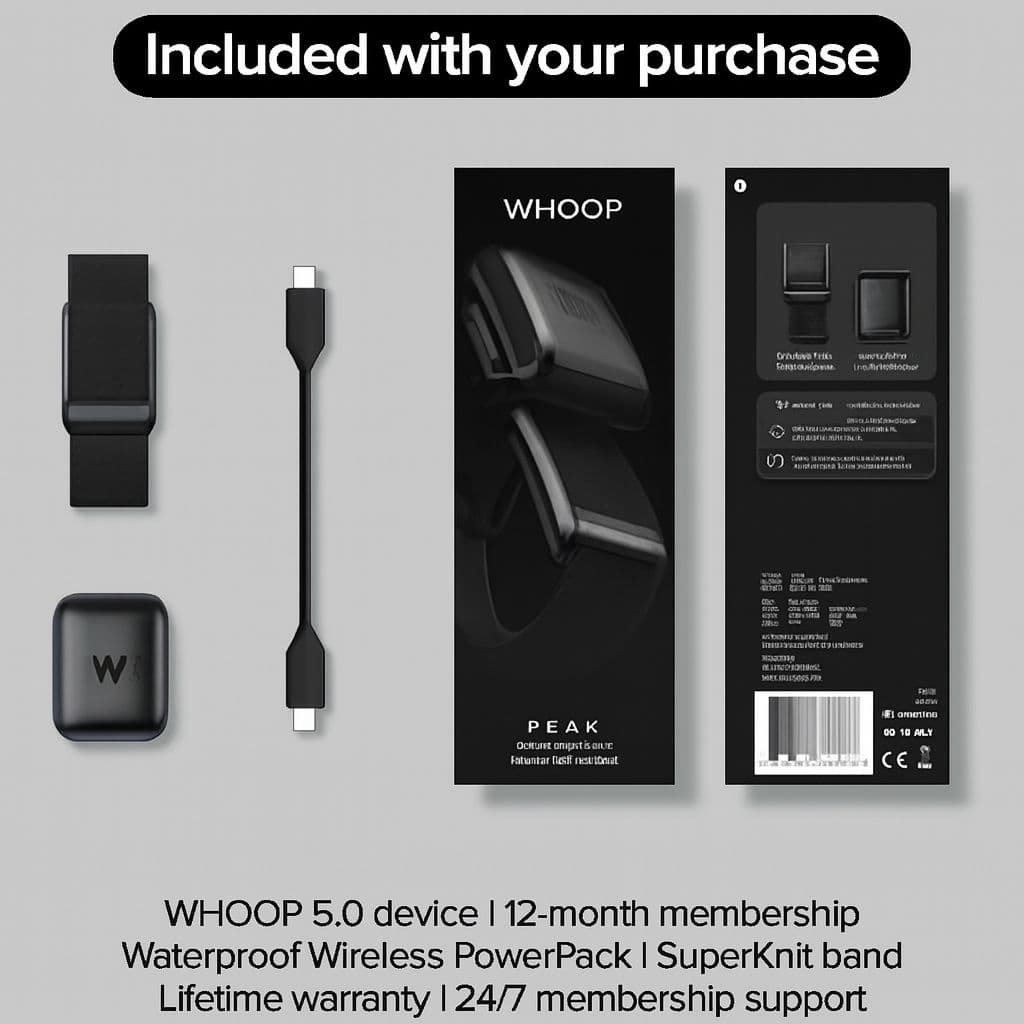مچ بند هوشمند ووپ مدل Whoop Peak 5.0 – به همراه اشتراک 12 ماهه اپلیکیشن اختصاصی — تصویر ۴