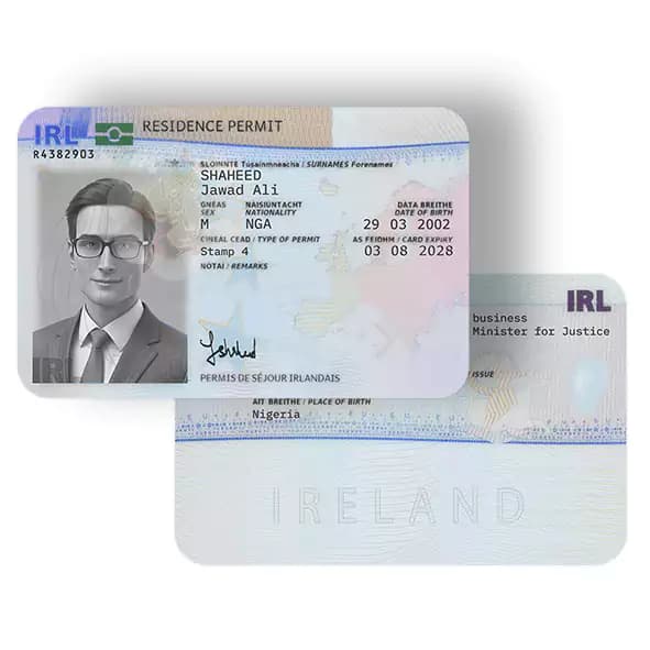رزیدنت کارت ایرلند (Irish Residence Permit)