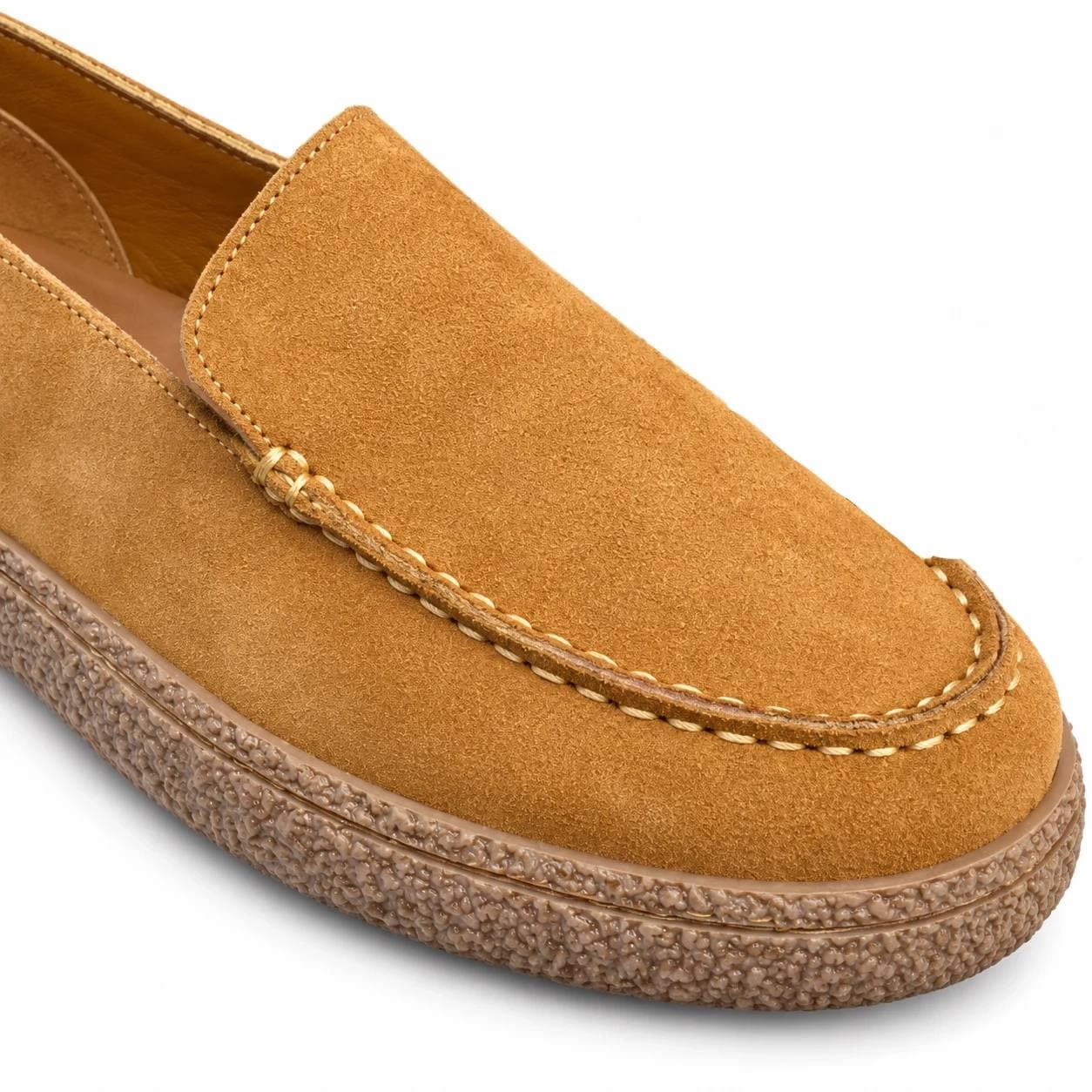 کفش کالج لوفر مردانه تمام چرم رنگ عسلی تیمبرلند Timberland — تصویر ۳