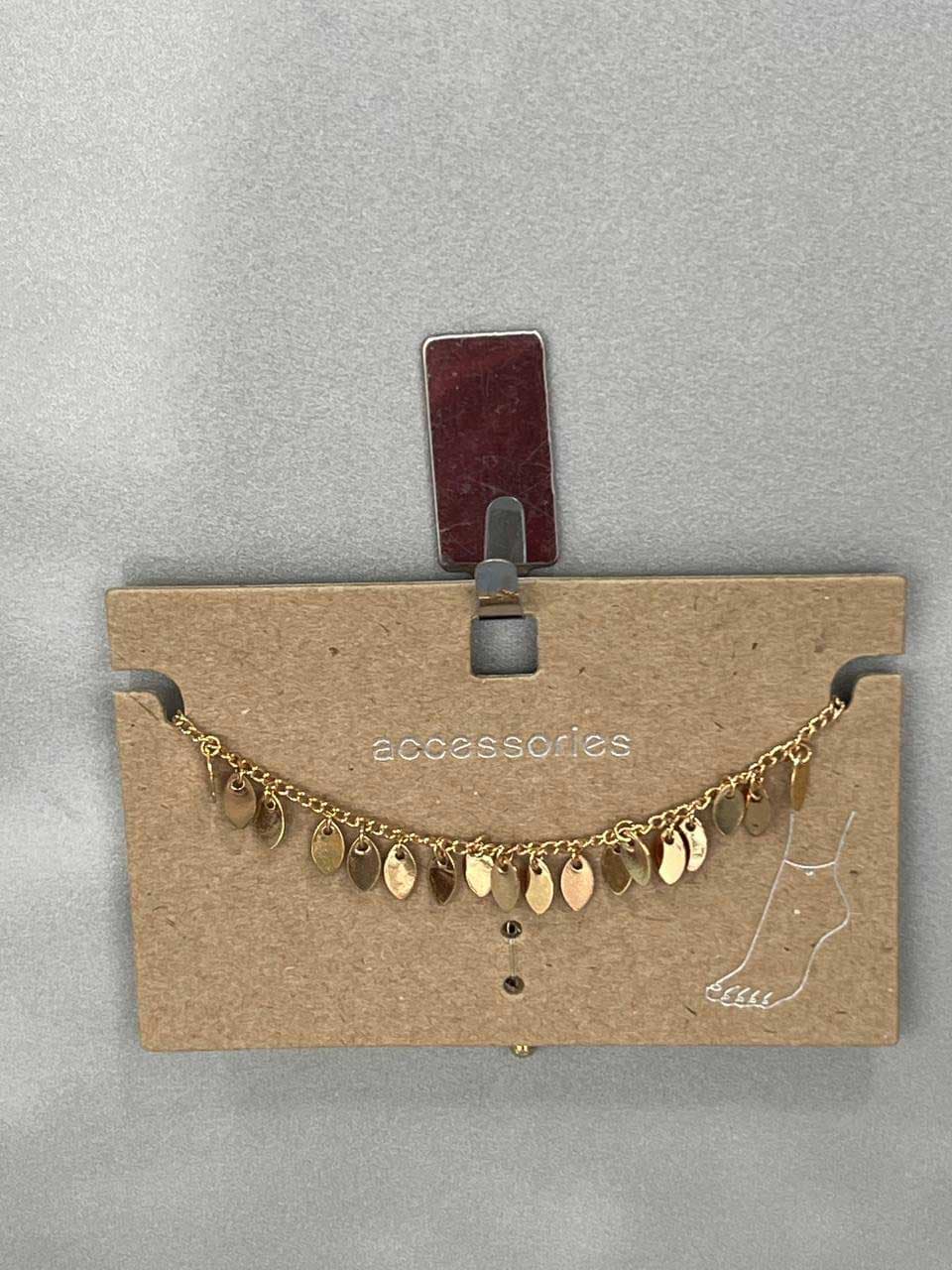 ✨ پابند طلایی آویزدار برند Accessories ✨