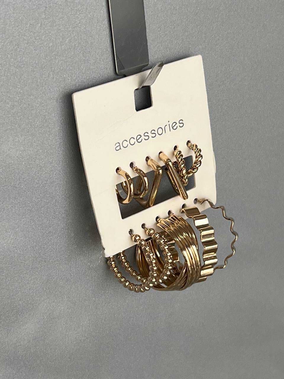 ست گوشواره و حلقه Golden Chic Set از برند Accessories