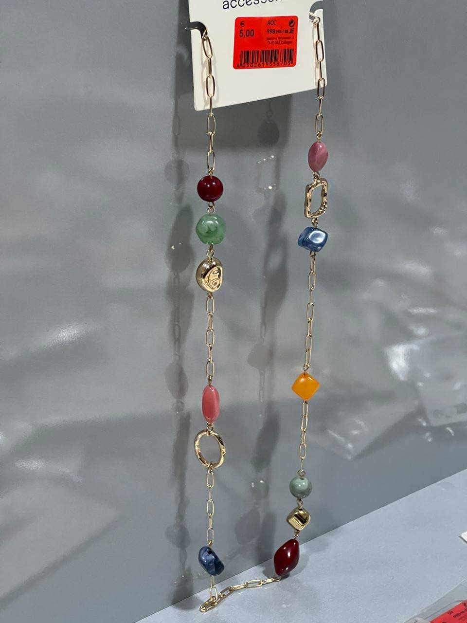 گردنبند سنگ‌ رنگی برند Accessories — تصویر ۲