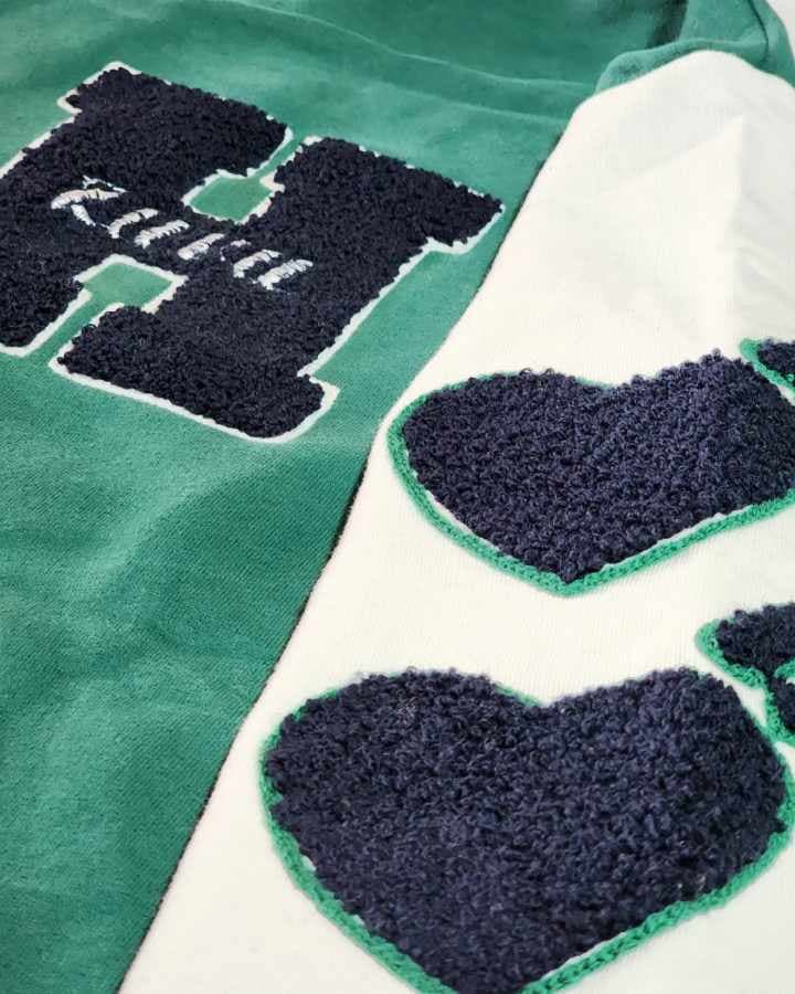 سویشرت بیسبالی H کد 896 — تصویر ۳