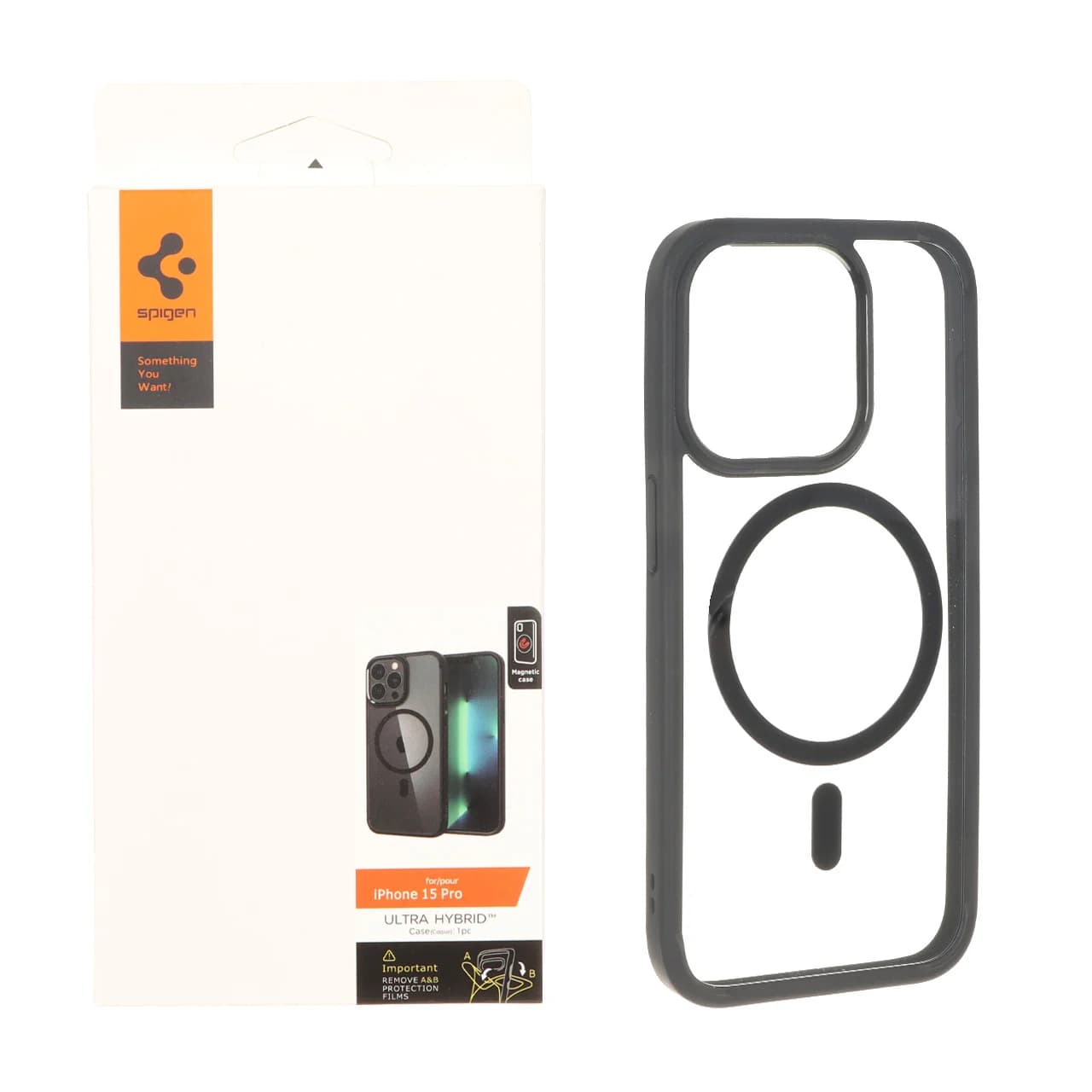 قاب اورجینال Spigen ULTRA HYBRID MagSafe مدل Apple iPhone 15 Pro