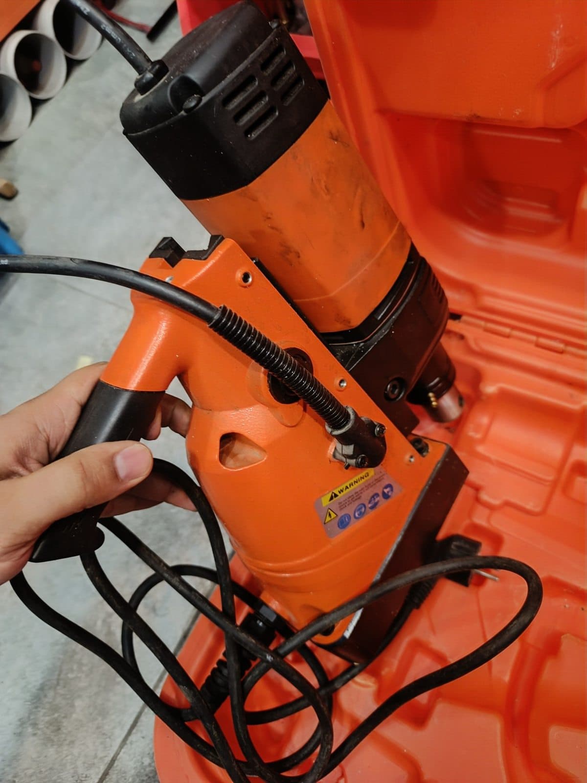 دریل مگنت دزنت ۱۱۰۰ وات مدل XZT Pro 315S (کارکرده، حدود ۲۰ ساعت) — تصویر ۶