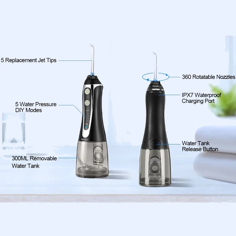دستگاه شست و شوی دهان و دندان اچ تو اوفلس مدل H2 oFloss HF-2 — تصویر ۳