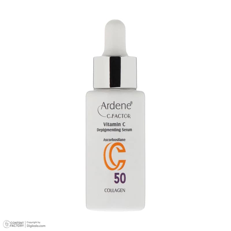 سرم روشن‌کننده پوست آردن سی فکتور مدل Vitamin C-50 مناسب برای انواع پوست حجم 30 میلی‌لیتر — تصویر ۴