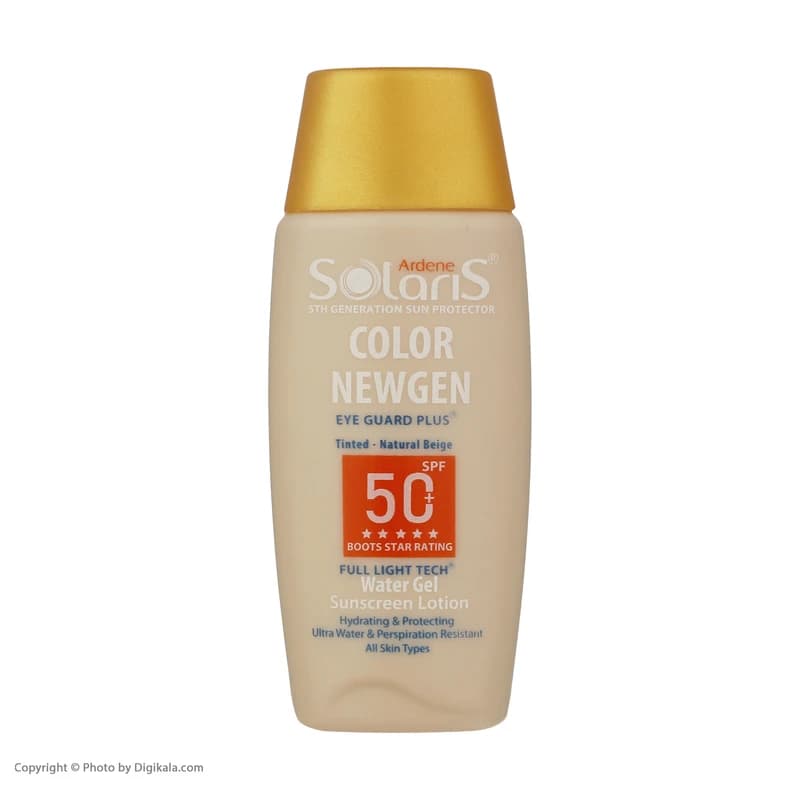 لوسیون ضد آفتاب آردن سولاریس بژ طبیعی مدل Color Newgen حجم 75 میلی لیتر — تصویر ۲