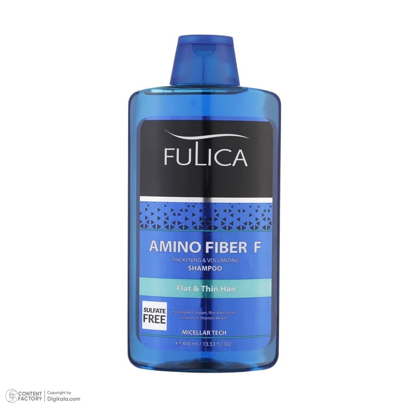 شامپو تقویت‌کننده مو فولیکا مخصوص موهای کم‌حجم و نازک، حجم 400 میلی‌لیتر مدل Amino Fiber — تصویر ۶