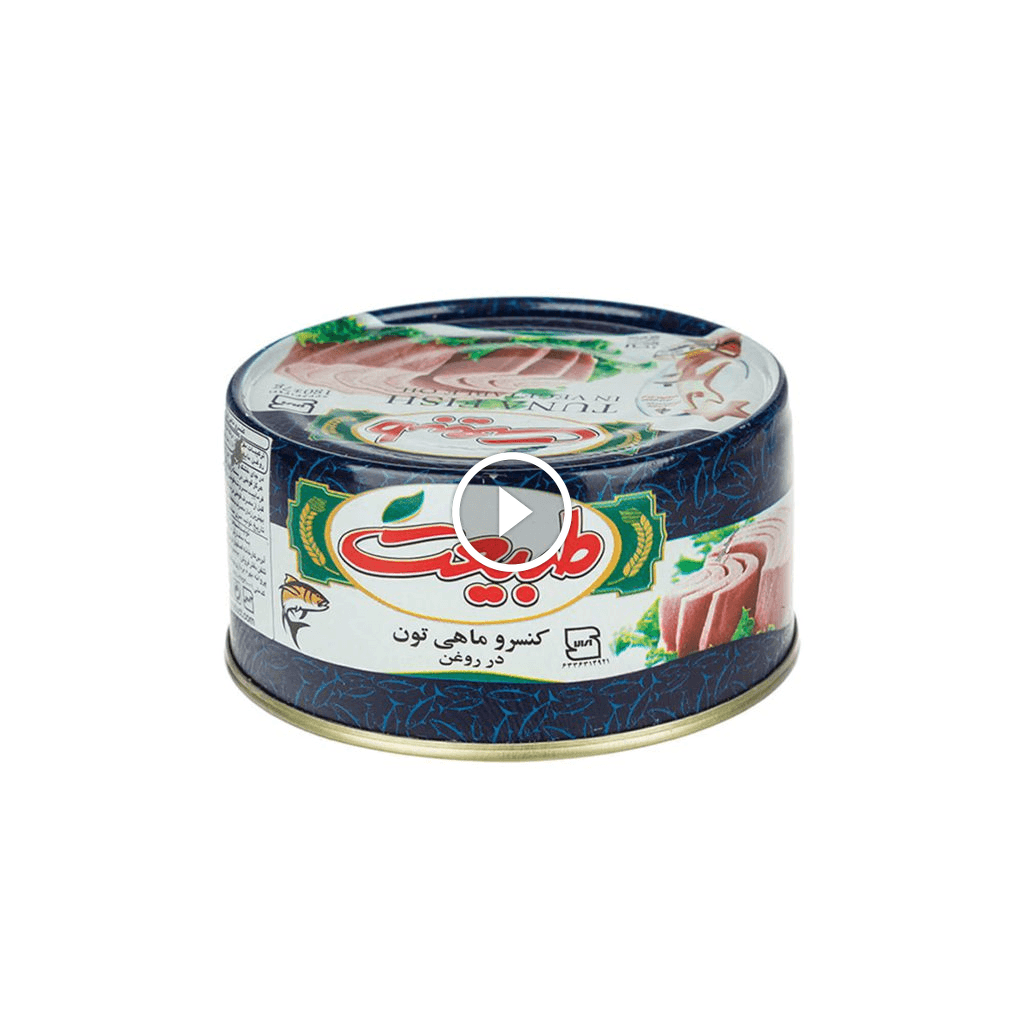 تن ماهی 180 گرمی ساده طبیعت — تصویر ۲