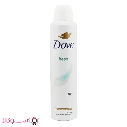 اسپری ضدتعریق داو مدل Fresh حجم 250 میل