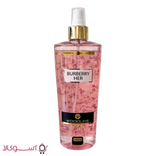 بادی اسپلش وودلایک مدل BURBERRY HER (باربری هر) حجم 250 میل