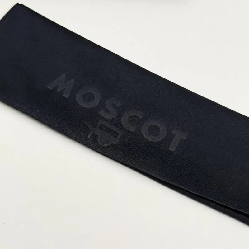 پک و قاب عینک چرمی مسکات Moscot Originals دکمه‌دار با دوخت زرد و هاردباکس ۹۴ — تصویر ۶