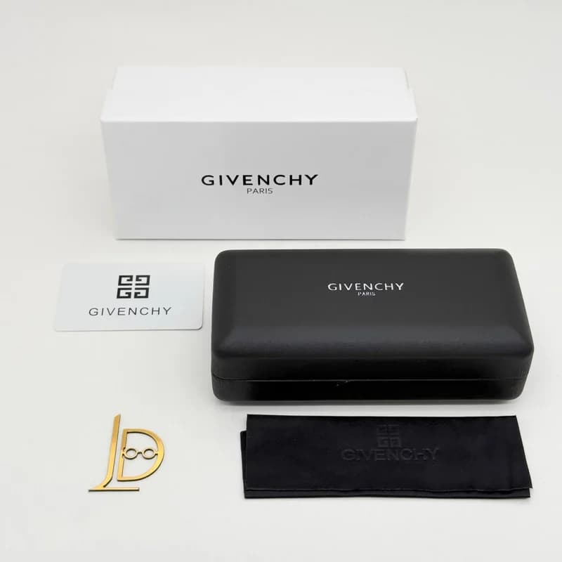 پک و قاب عینک اورجینال ژیوانشی Givenchy پاریس هارد صدفی مشکی مات