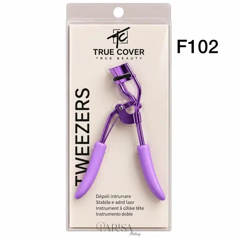 فرمژه دسته پهن تروکاور TrueCover کد F102 رنگ بنفش