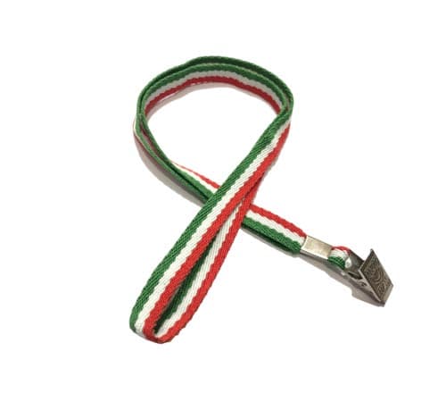 بند آویز گردنی کارت مدل پرچمی بسته 50 عددی