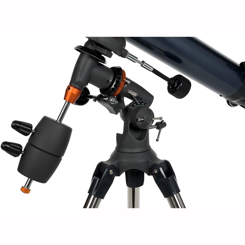تلسکوپ شکستی سلسترون 90 میلیمتری مدل AstroMaster 90 EQ — تصویر ۳