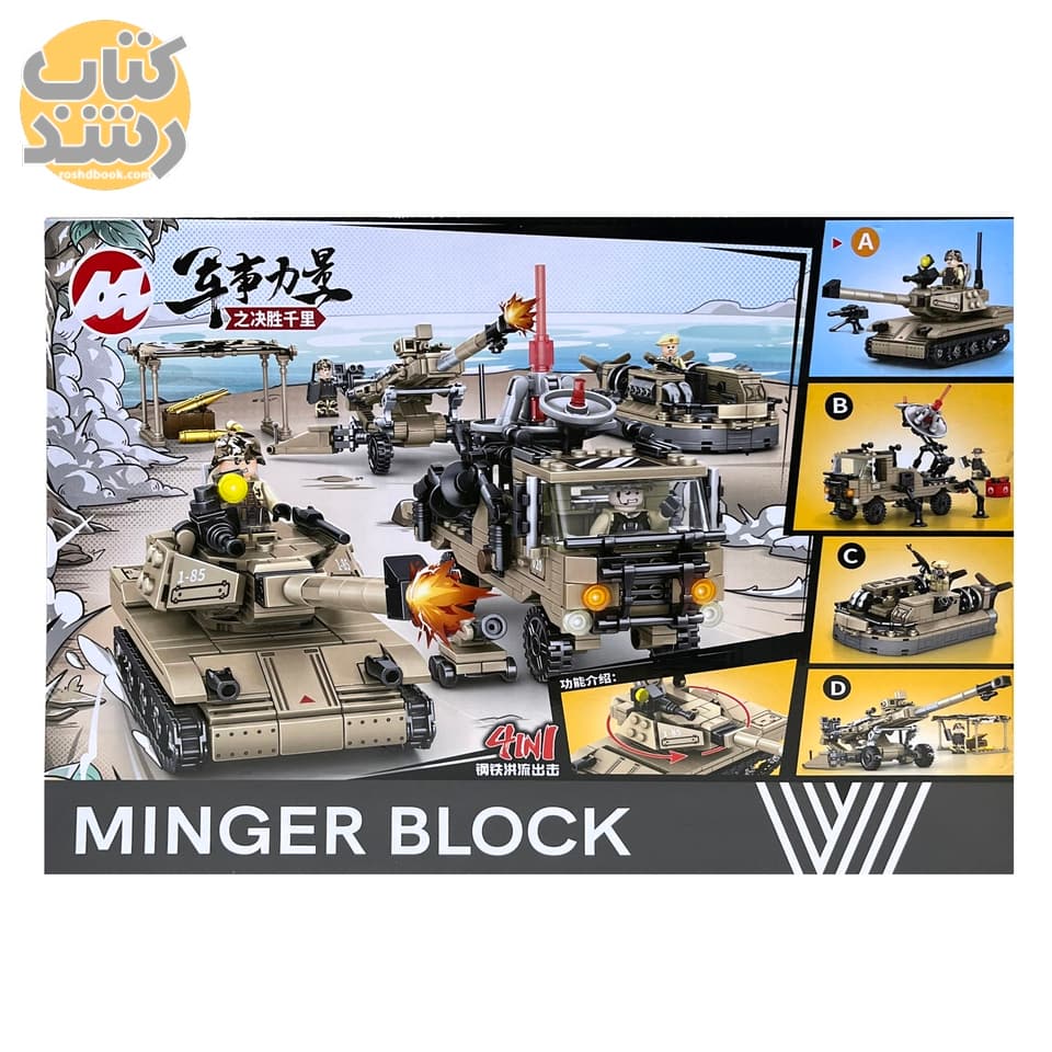 لگو تانک و توپخانه مدل 81006 — تصویر ۵