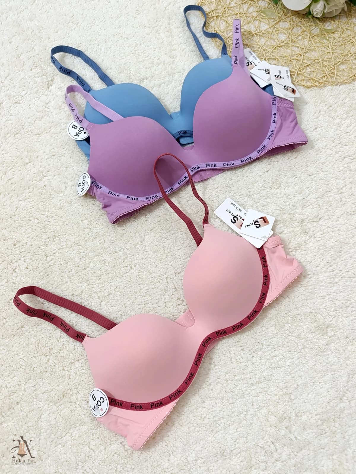 سوتین اسفنجی لیزری مانکنی Pink کد 46 — تصویر ۲