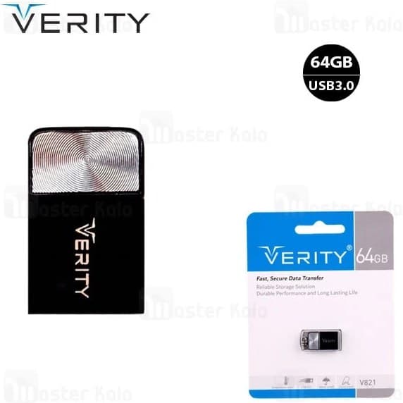 فلش مموری وریتی V 821 USB 3 ظرفیت 64 گیگابایت