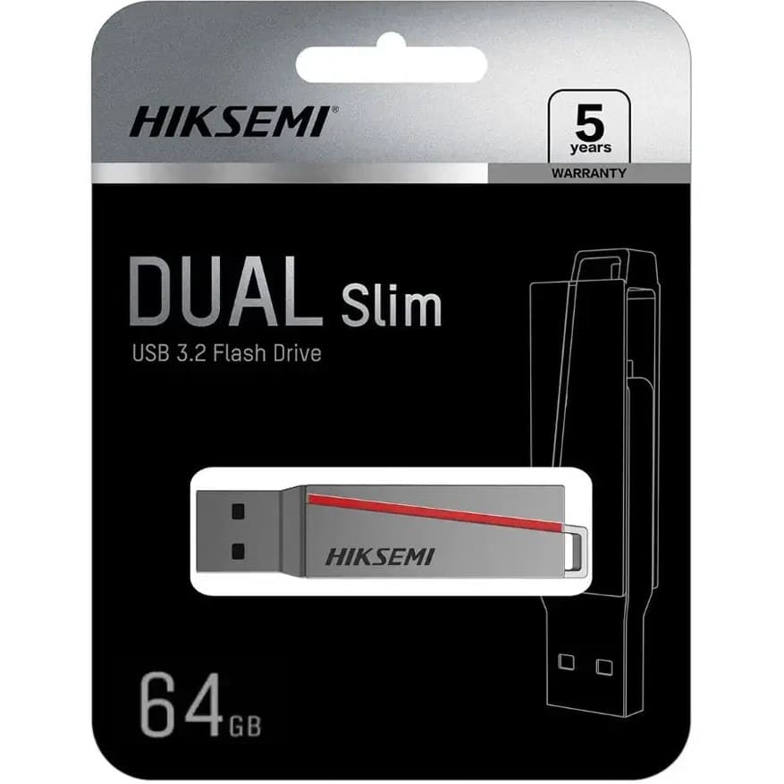فلش هایک سمی Dual Slim E307C USB 3 ظرفیت 64 گیگابایت — تصویر ۴