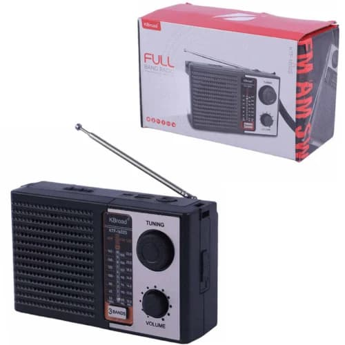 رادیو اسپیکر بلوتوثی خورشیدی کی برود KTF-1652S