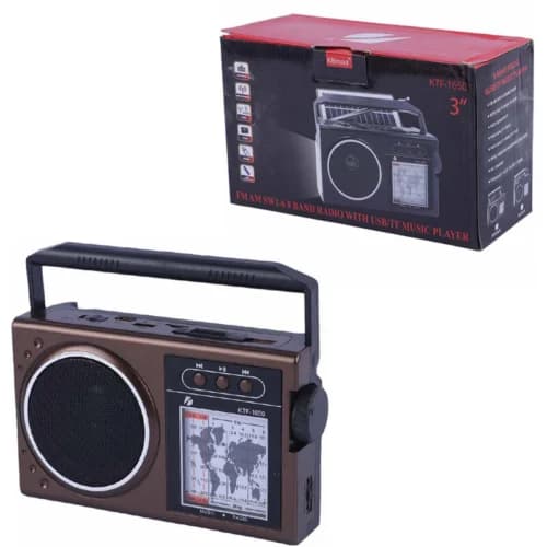 رادیو اسپیکر بلوتوثی خورشیدی کی برود KTF-1650