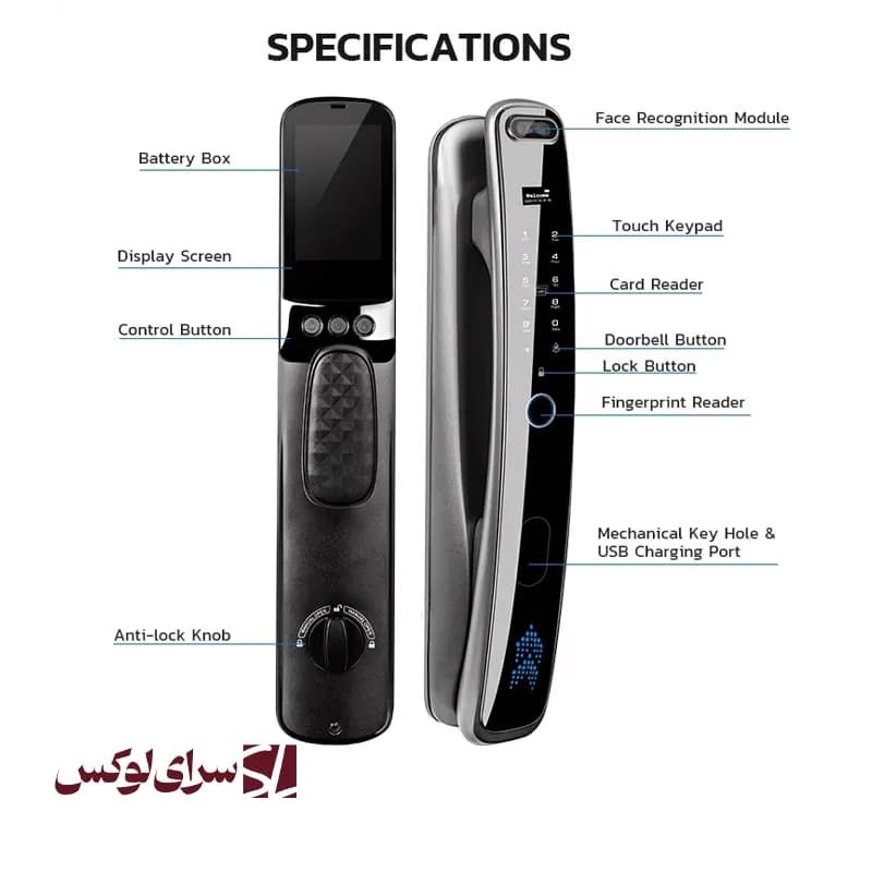 قفل هوشمند آلپکس ALP-824 — تصویر ۵