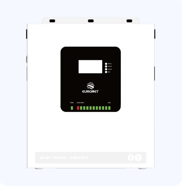 باتری لیتیومی EURONET 25.6V 205Ah با ظرفیت 5.248 کیلووات ساعت