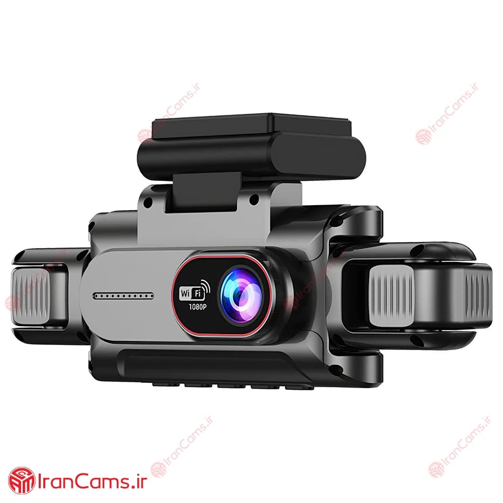 دوربین ثبت وقایع خودرو 360 درجه وای فای 4 لنز مانیتوردار مدل 4K-FI — تصویر ۴