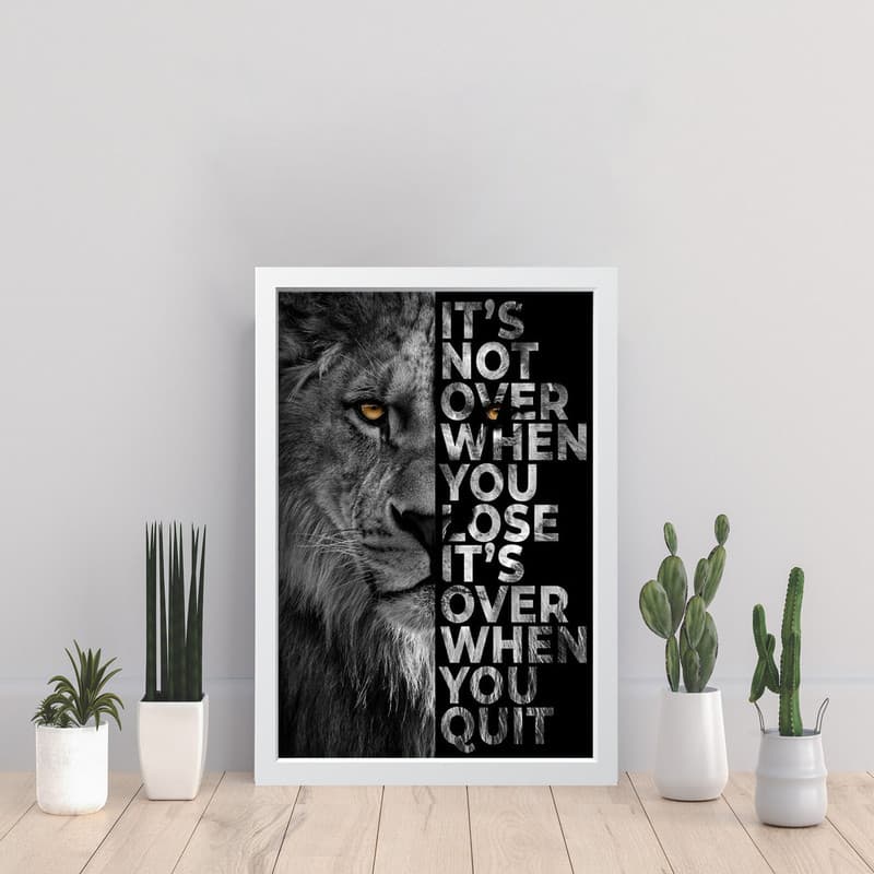 تابلو مدل انگیزشی Its not over کدS1409-b — تصویر ۴