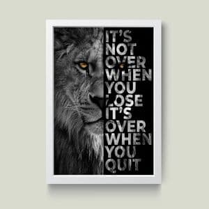 تابلو مدل انگیزشی Its not over کدS1409-b