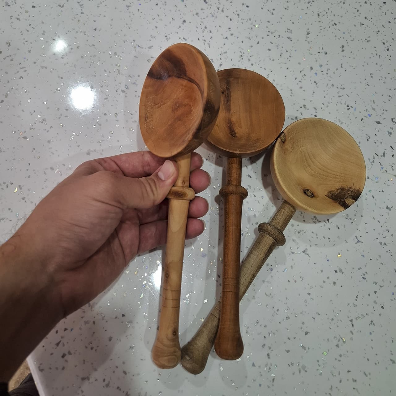 قاشق آجیل خوری مدل گردو — تصویر ۲