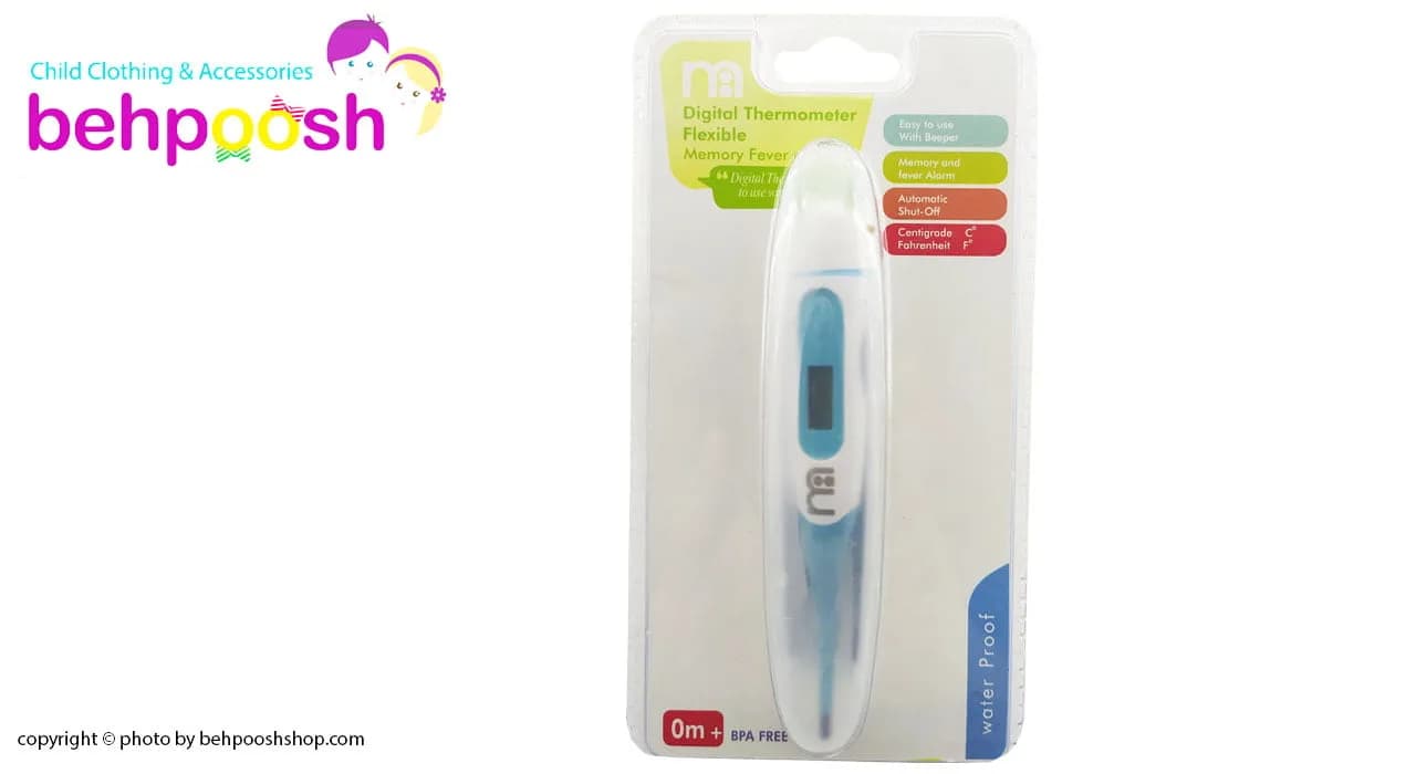 تب سنج دیجیتالی کودک سر نرم برند Mothercare — تصویر ۲