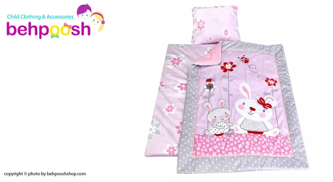 سرویس خواب طرح Little Bunny خرگوش كوچولو رزبرن — تصویر ۲