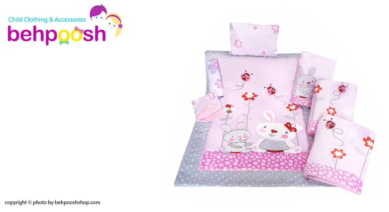 سرويس خواب هفت تكه Little Bunny خرگوش رزبرن — تصویر ۲