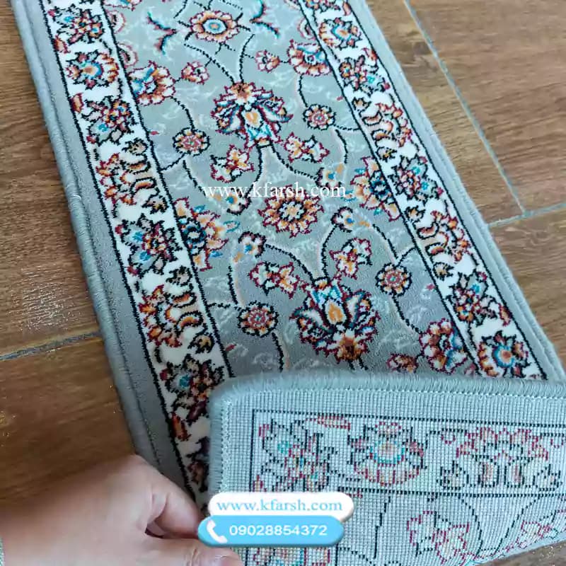فرش پله تکی طرح 700شانه افشان فیلی — تصویر ۶
