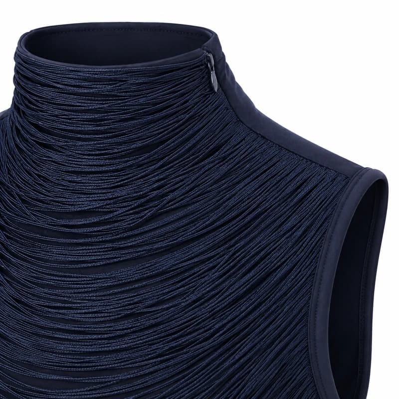تاپ زنانه مدل آبشاری مجلسی UX0918 — تصویر ۴