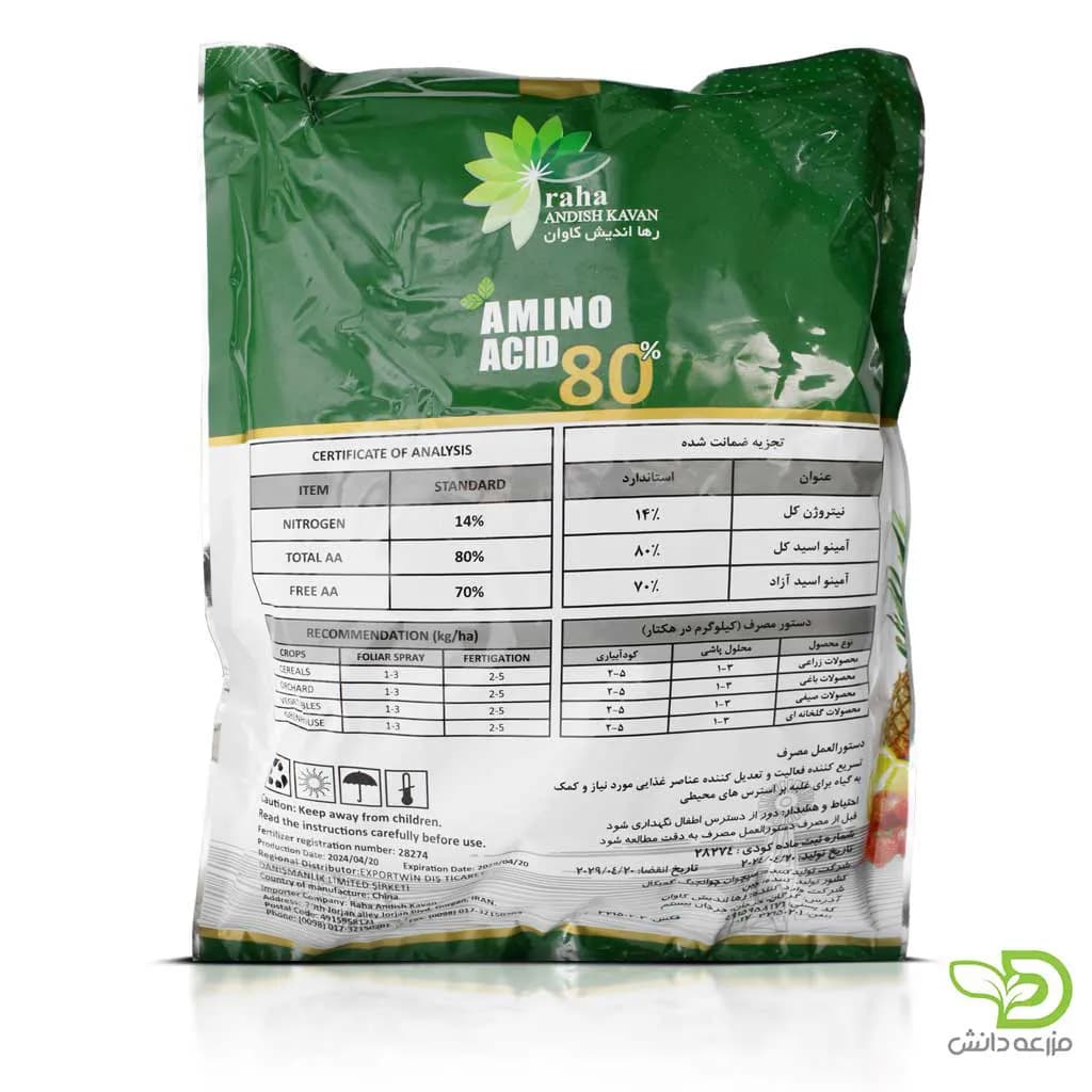 کود آمینو اسید 80% سیچوان — تصویر ۲